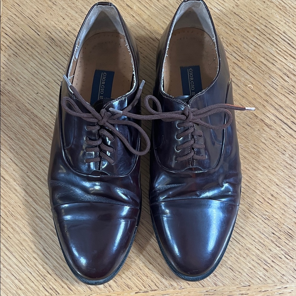 Giorgio Brutini Men's Dark Brown Oxfords